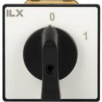 Ilx İL-XP4-A01-016 ,1-FAZ/16A Pako Şalter - Siyah - Beyaz