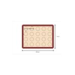 Ily 40x30 cm Silikon Makaron Mat