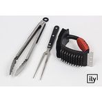 Ily Barbekü Maşa Çatal ve Temizleme Seti