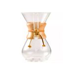 Ily Chemex 400 ml Ahşap Tutacaklı Cam Kahve Demleme
