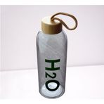 Ily H2O Bambu Kapaklı 800 ml Cam Matara