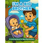 I'm a Big Brother: A Fun Coloring Book for Boys Welcoming a Baby Brother or Sister: 25 Fun and Friendly Coloring Pages for Big Brothers – Ages 3 to 8