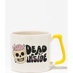 "ı'm Dead Inside" Içsel Boşluk Komik Ü Arkadaşa Doğum Günü Hediye Sarı Kulplu Kupa Bardak