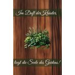 "Im Duft der Kräuter, liegt die Seele des Gartens" - Dein Notizbuch für grüne Inspiration und kleine Gartenträume.: (Maße: 139,7mm x 215,9mm) 100 linierte Seiten