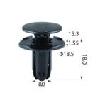 IM Global Oto Klips Davlumbaz Tampon Panjur Klipsi Hyundai 86595-2T500, Kia 14206-08250B 10Lu Paket