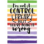 I'm not a Control Freak 2025 Diary, week to view, 14 month journal