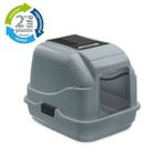 Imac Easy Cat Gri Geri Dönüşümlü Plastikten Kedi Tuvalet Kabı