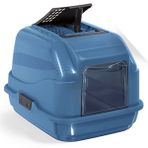 Imac Easy Cat Kapalı Filtreli Mavi 40x50x40 cm Kedi Tuvaleti
