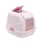 Imac Easy Cat Pembe Filtreli Kapalı Kedi Tuvalet Kabı