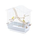 Imac Elettra Mavi Beyaz 67x42.5x58.5 cm Kanarya Kuş Kafesi