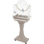 Imac Fiona Deluxe Kahve-Beyaz 50x30x65-136 cm Ayaklı Kuş Kafesi