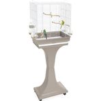 İmac Imac Camılla Ayaklı Kuş Kafesi Bej/beyaz 50x30x56/127cm