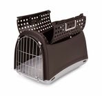 İmac Linus Cabrio Üstü Açılabilen Köpek Pet Taşıma Çantası Antrasit 50x32x34.5cm