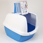 Imac Maddy Junior Mavi 57x43x41 cm Üstü Açılabilen Kapalı Kedi Tuvaleti