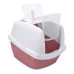 Imac Maddy Kapalı Kedi Tuvaleti Pembe Beyaz 65X47,5X47,5 Cm