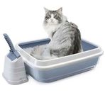 Imac Mavi Renkli Duo Cat Açık Kedi Tuvaleti