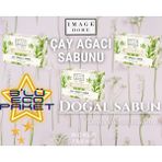 Image Home Doğal Çay Ağacı Sabunu, 3lü Ekonomik Paket, Katı Sabun