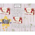 Image Home Doğal Gül Susam Papatya Sabunu, 3lü Ekonomik Paket, Katı Sabun