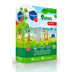 imagnetfun Safari | 3 Parçalı | Magnet Yap-Boz | 10 Orman Hayvanı | 30 Parça | Magnet Oyun | +24ay