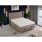 İmaj Aırfresh Set Tek Kişilik Yatak Seti 100 x 200 Başlık + Sandıklı Baza+ Ortopedik Yatak - Çok Renkli - 100 x 200 cm