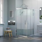 İmaj Banyo İmaj Mode Ice Kare Duşakabin A-54 100*100 H190 Gümüş