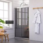 İmaj Banyo Methis İki Duvar Arası 1 Sabit 1 Sürgü Duşakabin 160 - H:190 Cm Gümüş