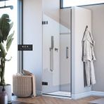 İmaj Banyo Noa Premium Menteşeli Sistem Tek Kapı Duşakabin66 H195 Siyah