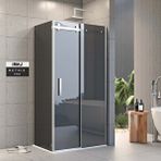İmaj Banyo Pro Methis Sabit Panelli Dikdörtgen Duşakabin 90*120 H:195 Gümüş