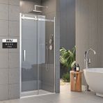 İmaj Banyo Pro Mode İki Duvar Arası 1 Sabit 1 Sürgü Duşakabin H:190 112 Gümüş