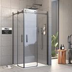 İmaj Banyo Pro Noa Dikdörtgen Duşakabin 90*120 H:195 - 6mm Siyah