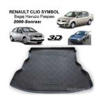 İmaj Renault Clio Symbol 2008 Sonrası Bagaj Havuzu Paspası Su Geçirmez Kaliteli Malzeme ile Üretilmiş