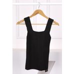 İmajButik Siyah Kare Yaka Bluz