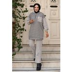 İmajButik Siyah Önü Etiketli Iki Iplik Tesettür Takım