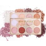 Iman Of Noble Mujgan 8 Renkli Sedefli Highlighter Far Paleti 843D - Beyaz