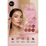 Iman Of Noble Telefon Tasarımlı Yüksek Pigmentasyonlu Mat ve Işıltılı Göz Farı Seti Pembe Renk