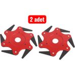 İmaya 6 Bıçaklı Ot Biçme Tırpan Başlığı 2 Adet Ekonomik Paket ile Verimli Biçme Deneyimi