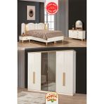 İmbaş Alaçatı Yatak Odası Takımı %100 Mdf - Montajlı