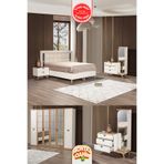 İMBAŞ Aura Yatak Odası Takımı %100 MDF - Bazalı