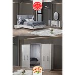 İmbaş Inci Yatak Odası Takımı %100 Mdf - Montajlı