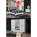 İMBAŞ Papatya Yatak Odası Takımı %100 MDF - Bazalı