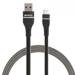 Imeng 3.1a Ml108 Siyah Usb A To Micro Örgülü Data ve Hızlı Şarj Kablosu