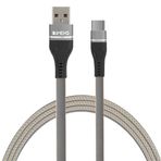 Imeng ML108 3.1 A 1 mt Gri USB A To Type C Örgülü Data ve Hızlı Şarj Kablosu