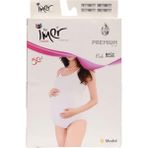 İmer Hamile 9253 Beyaz Çıt Çıtlı Body