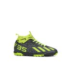 İmerShoes Erkek Çocuk Halı Saha Çoraplı Çivisiz Beyaz Sarı Futbol Spor Ayakkabısı F35hs