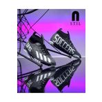 İmerShoes Erkek Çocuk Siyah Beyaz Halı Saha Çoraplı Çivisiz Futbol Spor Ayakkabısı F35hs