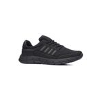 İmerShoes Günlük Erkek Siyah Sneaker Yetişkin Büyük Numara Spor Ayakkabı Fileli Bağcıklı Rahat Esnek 050