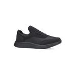 İmerShoes Günlük Erkek Yetişkin Siyah Sneaker Büyük Numara Spor Ayakkabı Lastik Bağcıklı Rahat Esnek 110c