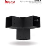 Imetal Sarar 85 x 85 mm Ahşaplar Için 3 Yollu Köşe Bağlantısı