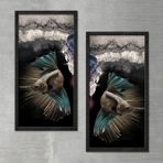 İmgeci Balık Dokulu Yağlı Boya Tablo