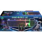 İmice Oyuncu Seti Klavye+Mouse Mouse Pad+Kulaklık - Siyah